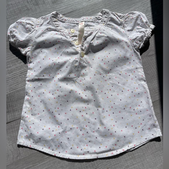 Cherokee girl’s hearts 💕 blouse, size 5T. - Picture 3 of 12